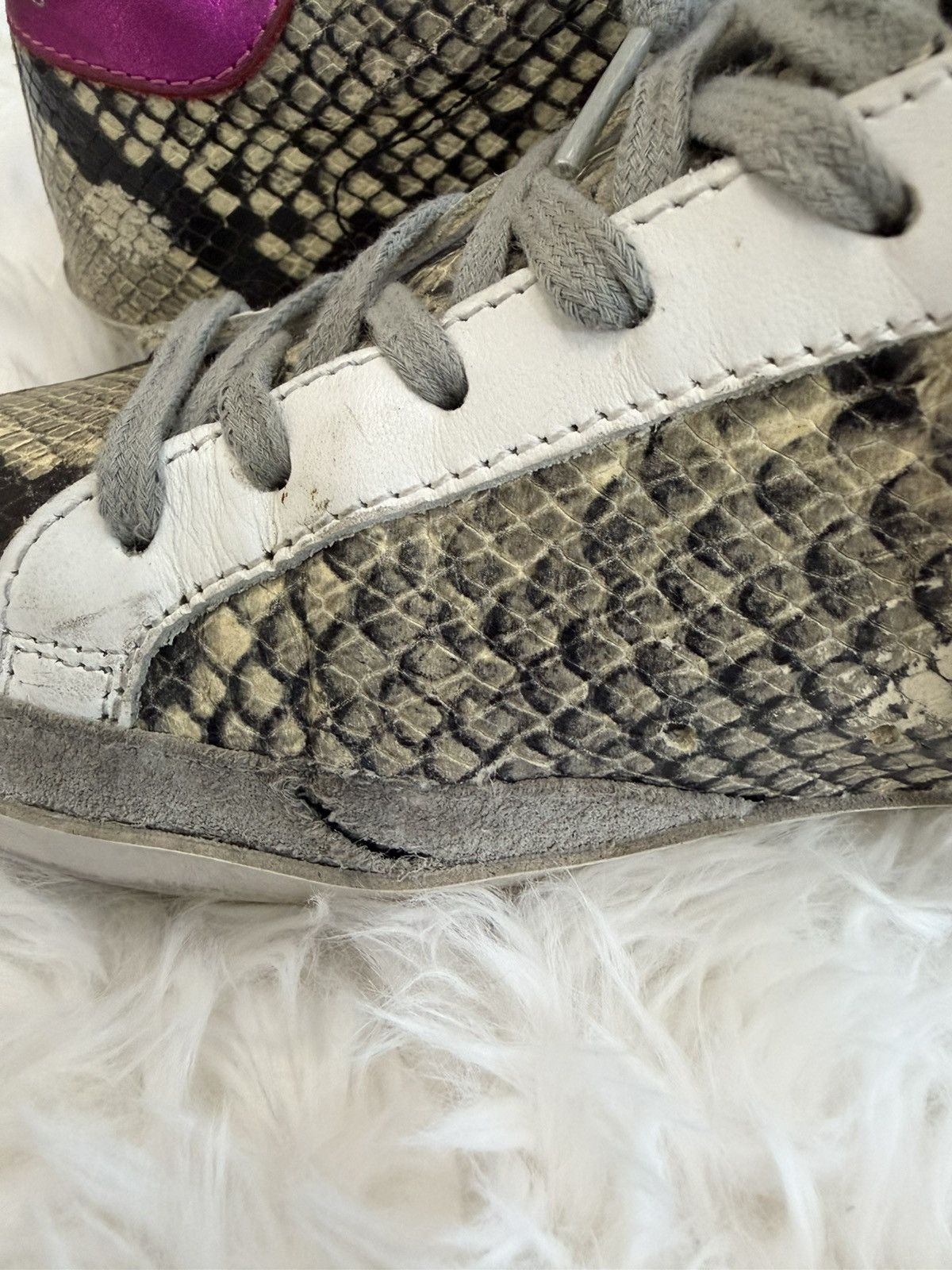 Golden Goose Golden Goose Superstar "Natural Snake Print" Size US 5 / IT 35 - 4 Thumbnail
