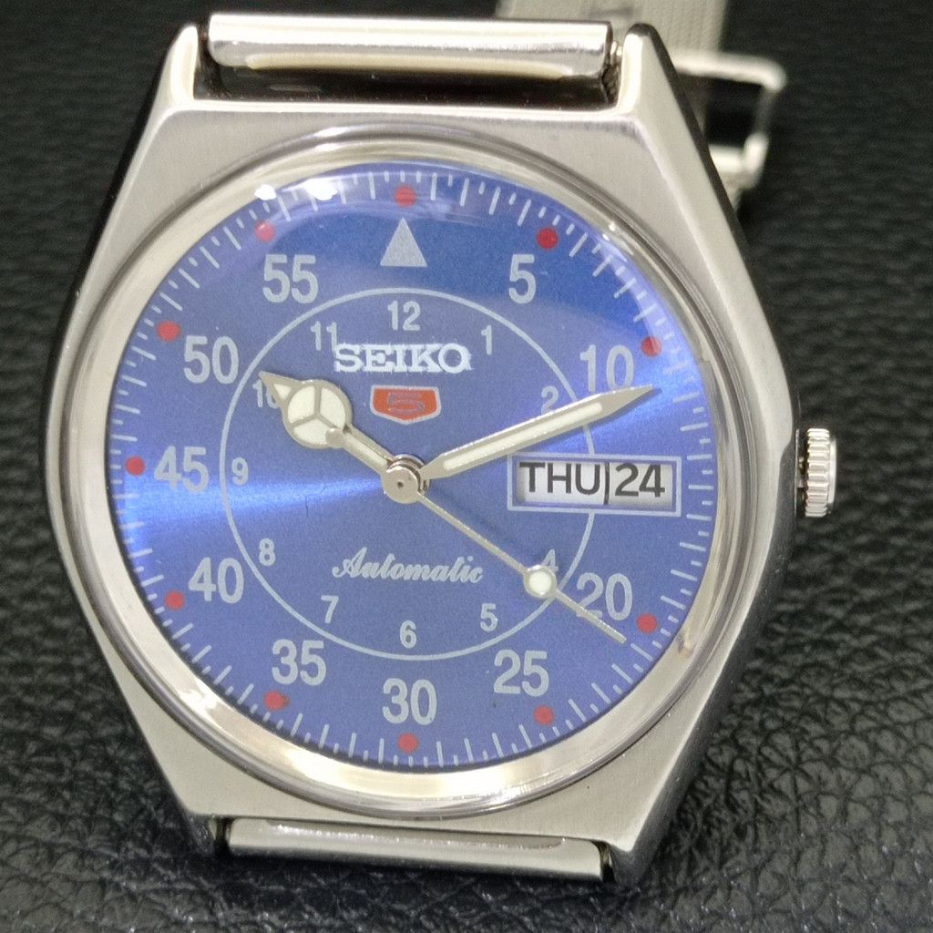 Seiko JAPAN VINTAGE SEIKO 5 AUTOMATIC 6309A MENS WATCH a701212 Size 36 - 3 Thumbnail