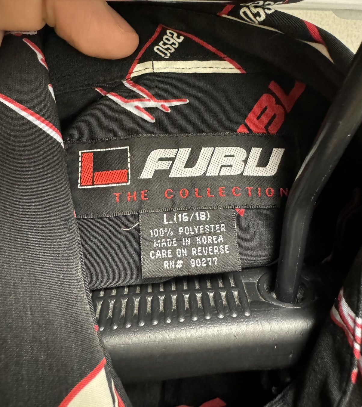 Fubu Fubu fullprint monogram silk shirt L sz Size US L / EU 52-54 / 3 - 6 Thumbnail