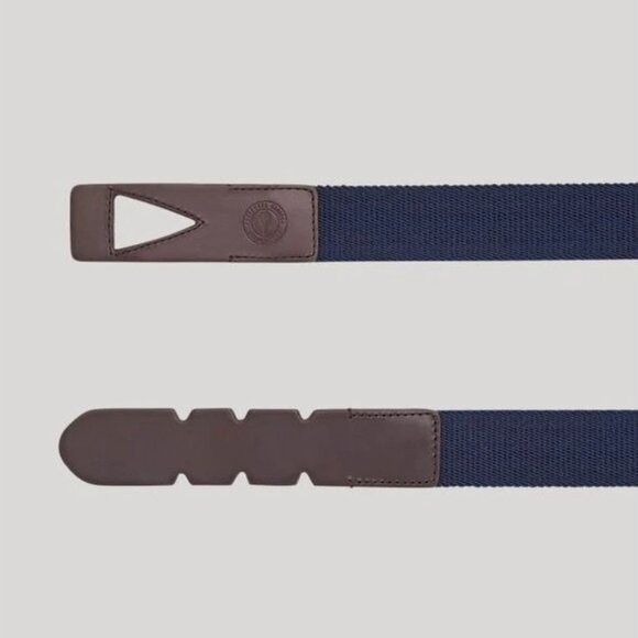 Frescobol Carioca Frescobol Carioca Rio de Janeiro Mens Block Belt Navy Gray S Size ONE SIZE - 1 Thumbnail