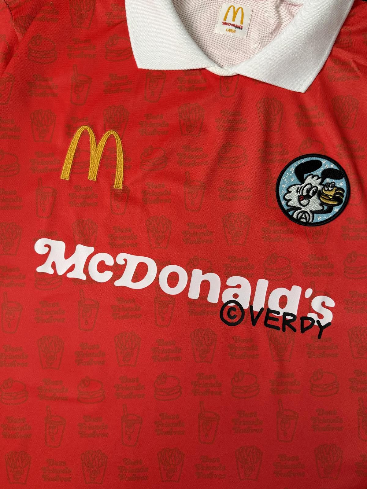 Verdy Deadstock Retro Verdy x McDonald’s Jersey Red Large Size US L / EU 52-54 / 3 - 2 Thumbnail