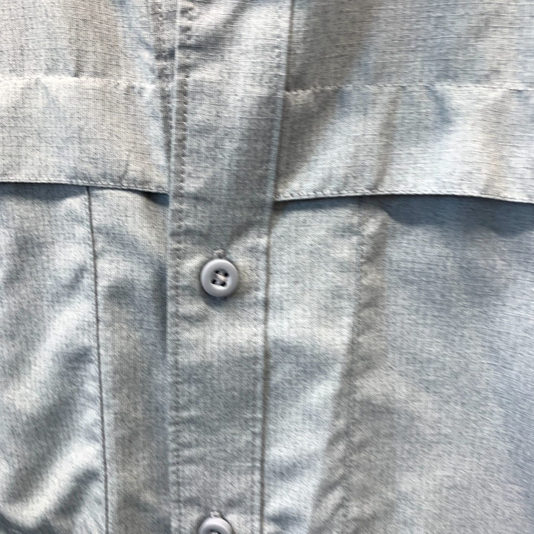 Wrangler Wrangler Shirt Mens Medium Gray Outdoors Vented Button Up Nylon Polyester Size US M / EU 48-50 / 2 - 5 Thumbnail