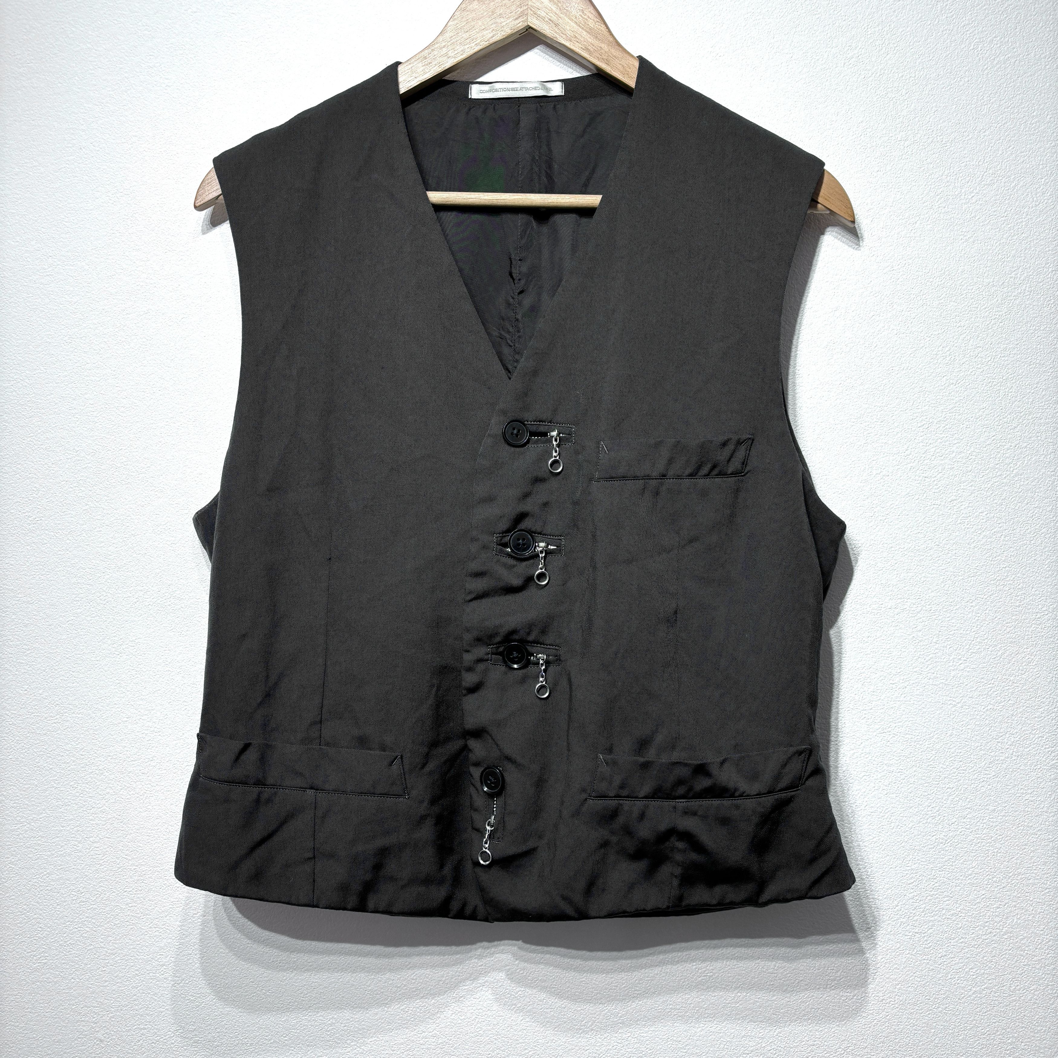 Y's × Yohji Yamamoto yohji yamamoto y's vest Size 46R - 1 Thumbnail