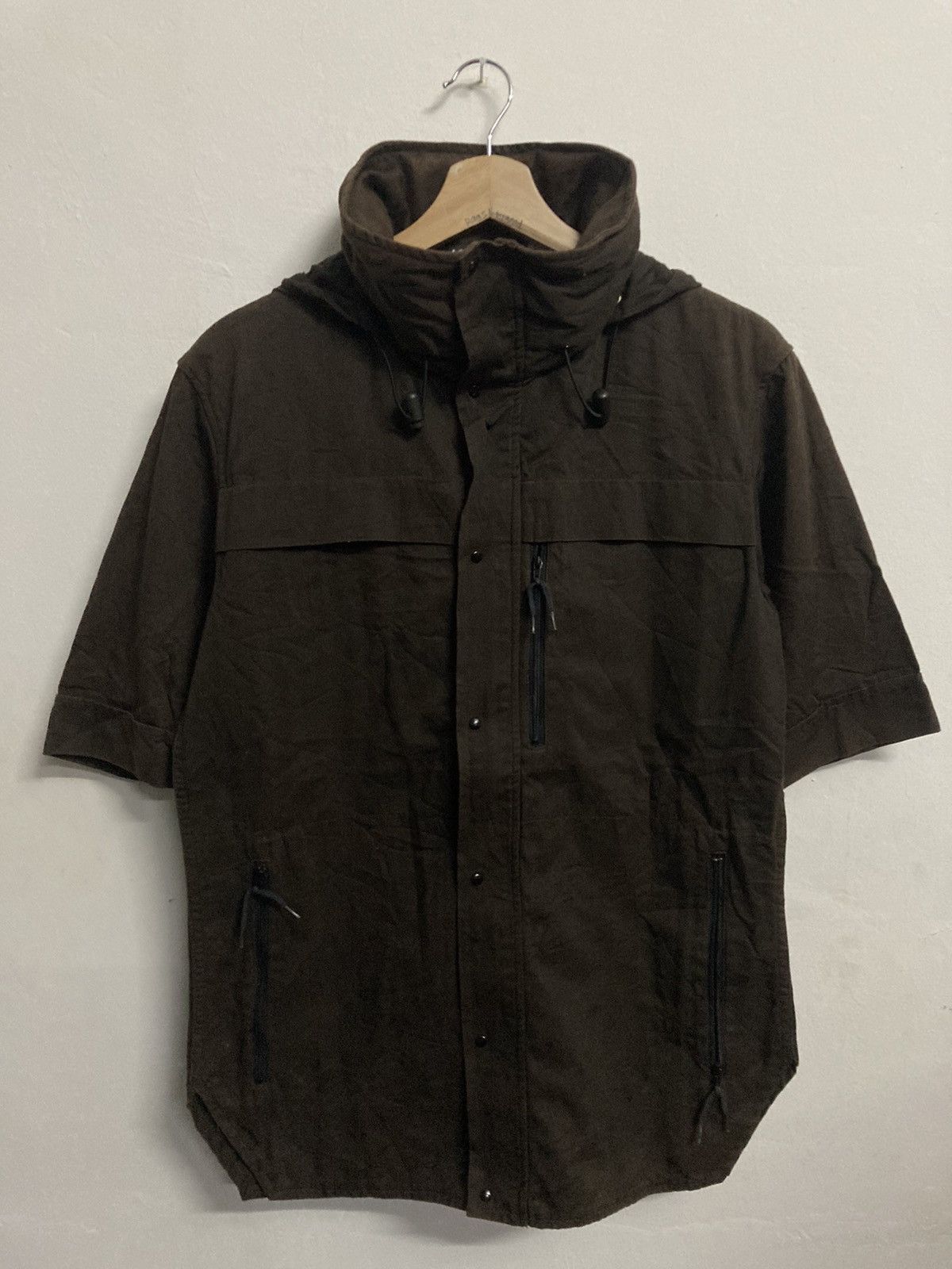 Christophe Lemaire Zipper Hooded Shirt