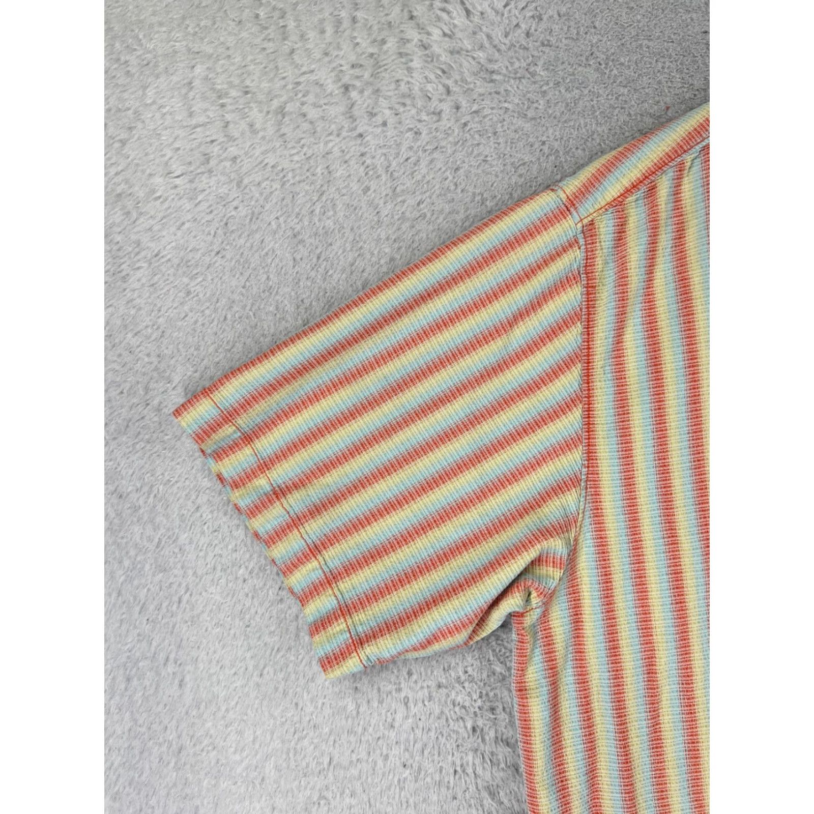 Tommy Bahama Tommy Bahama Shirt Men XL Red Blue Stripe 100% Silk Button Up Camp Hawaiian Aloha Beach Resort Casual Size US XL / EU 56 / 4 - 3 Thumbnail
