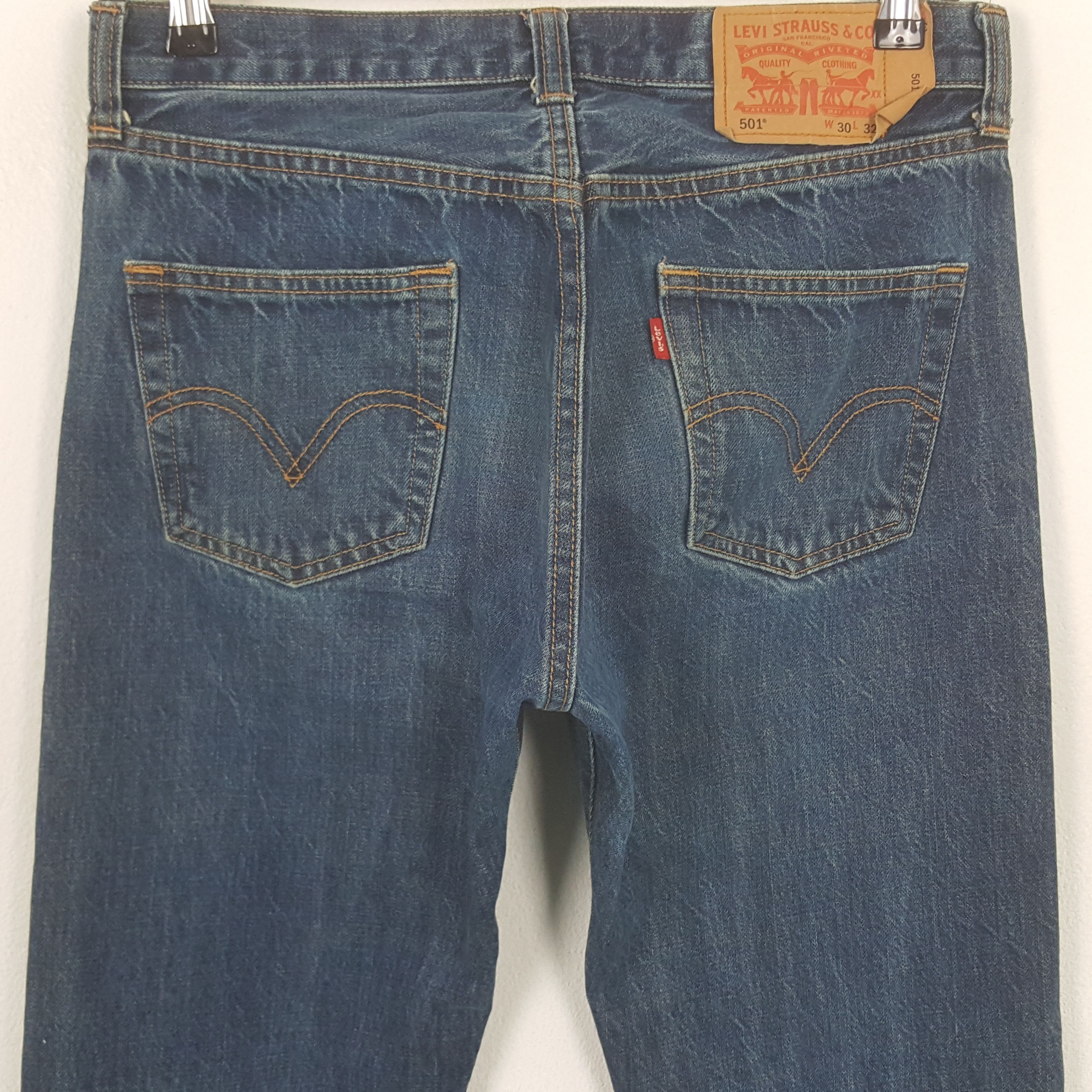 Levi's Vintage Clothing Vintage Levi's 501 Selvedge Denim Jeans Size US 32 / EU 48 - 5 Thumbnail