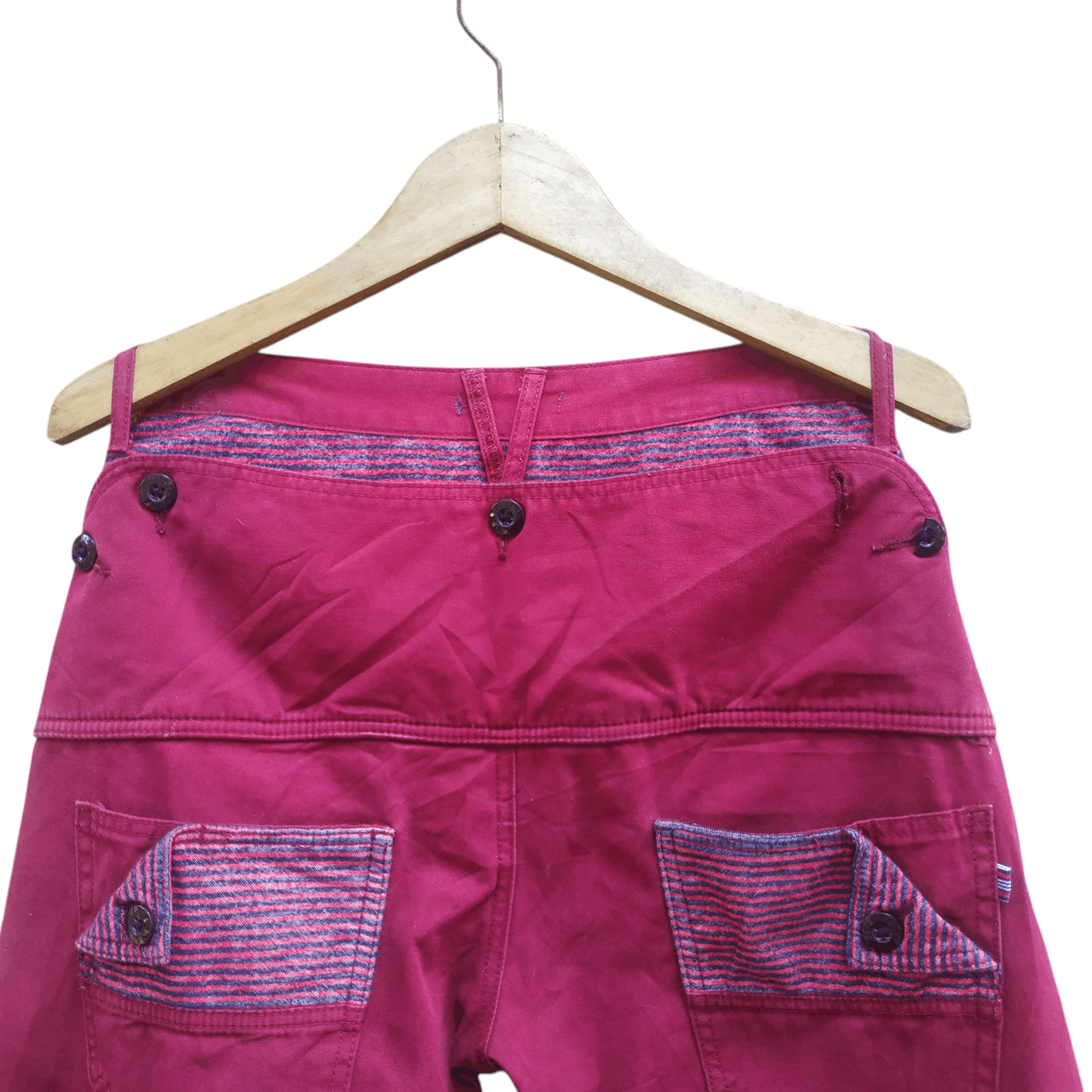 semanticdesign Semanticdesign Burgundy Utility Trouser Size US 30 / EU 46 - 3 Thumbnail