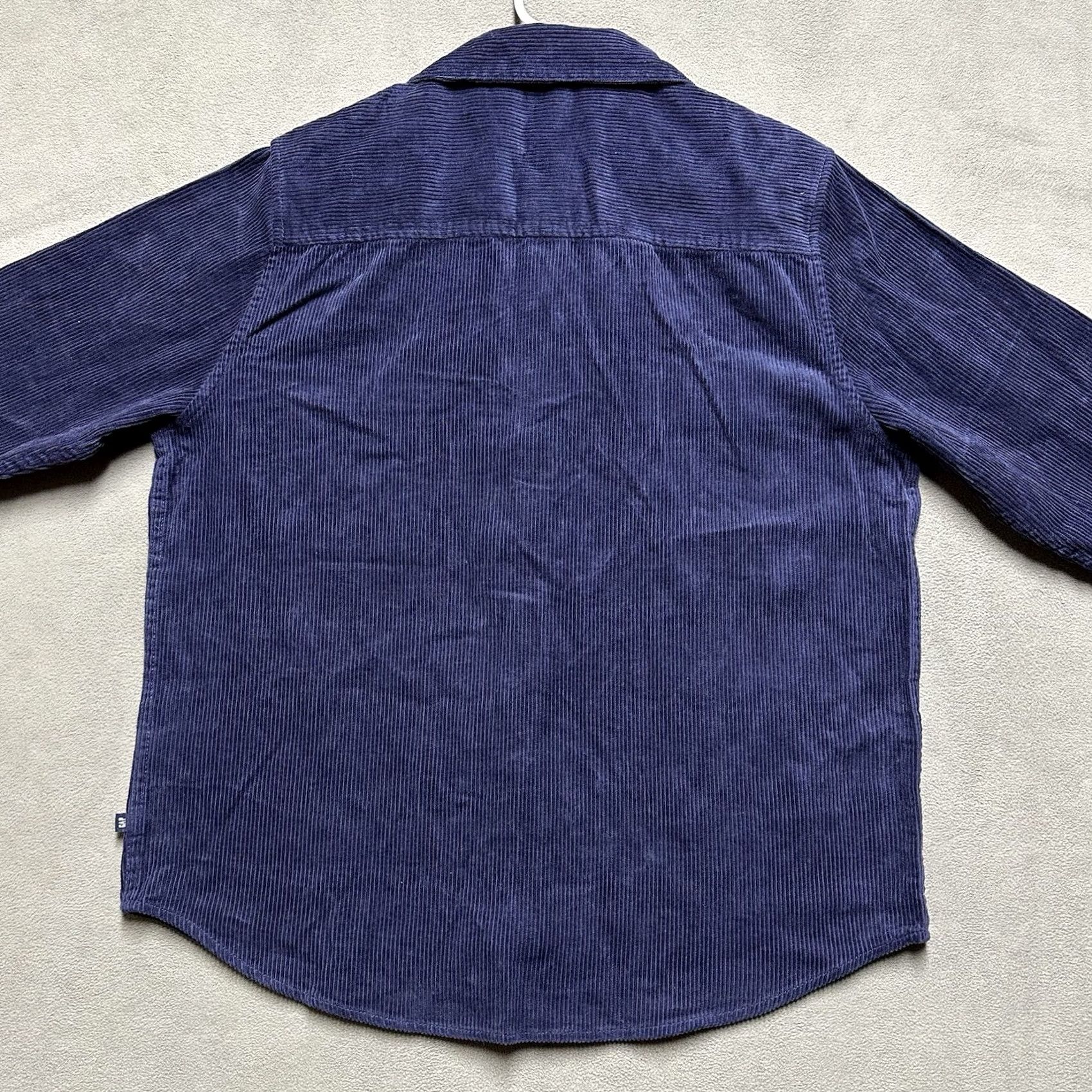 Gap GAP Shirt Mens Medium Navy Blue Button Up Corduroy Long Sleeve Size US M / EU 48-50 / 2 - 2 Thumbnail