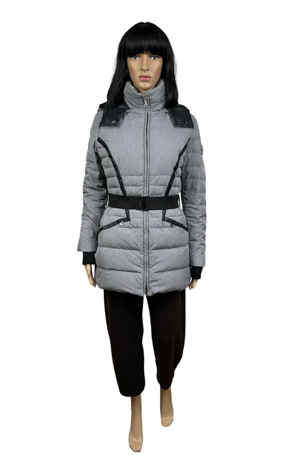 Other Who’s Who Grey Down Quilted Jacket Hooded size S Size S / US 4 / IT 40 - 2 Thumbnail