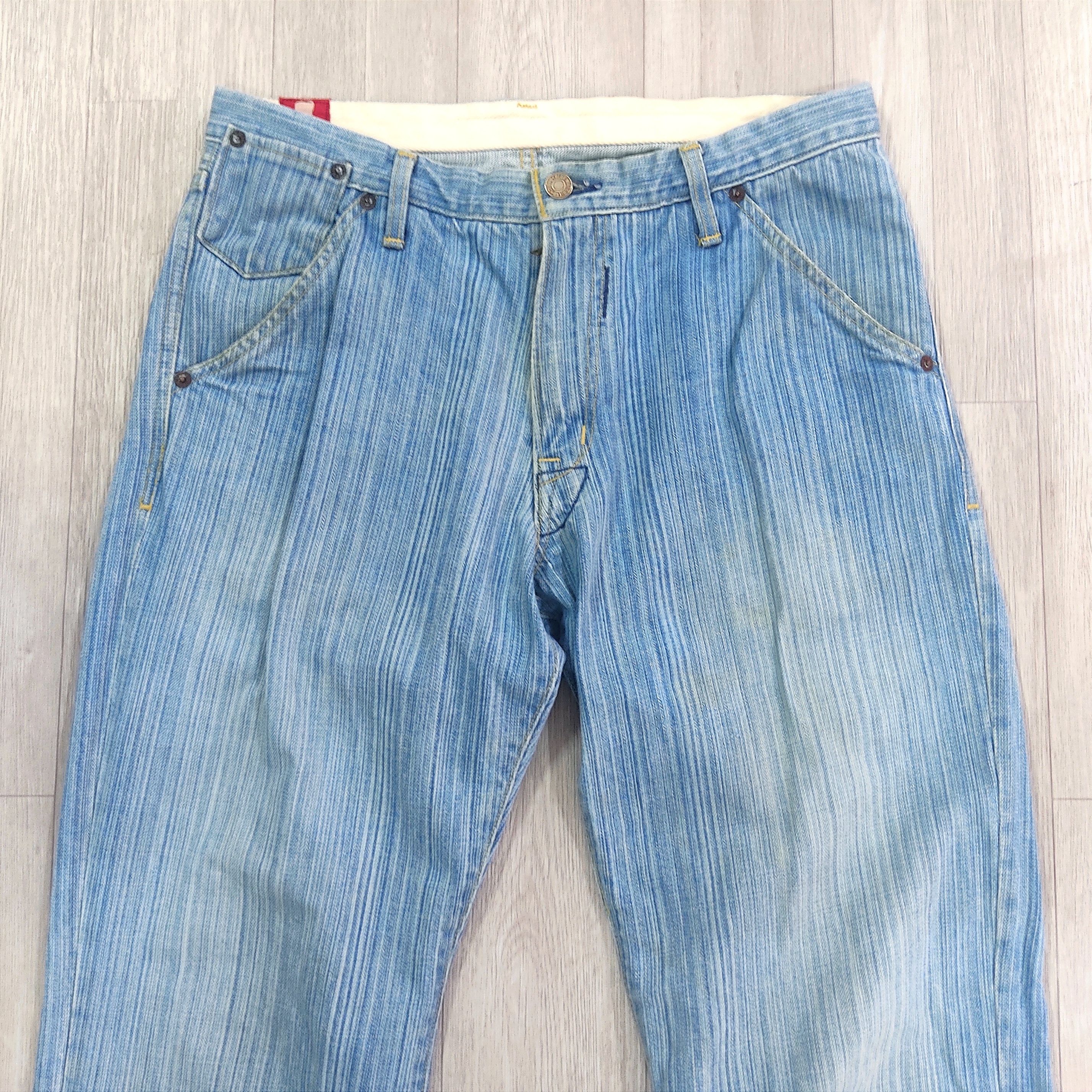 Blue Blue Japan × Japanese Brand BLUE WAY Modern Vintage Faded Blue Denim Pants Size US 32 / EU 48 - 5 Thumbnail