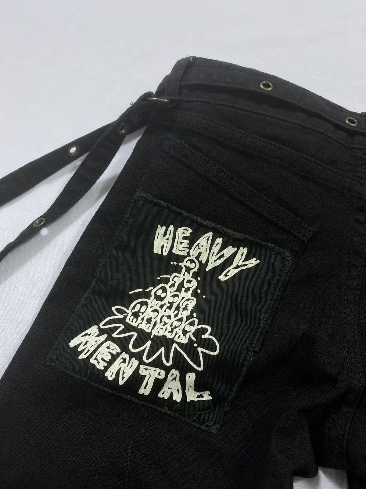 Hysteric Glamour Sick Kids Distressed Hysteric Glamour Punk Flare Pants Size US 26 / EU 42 - 14 Thumbnail