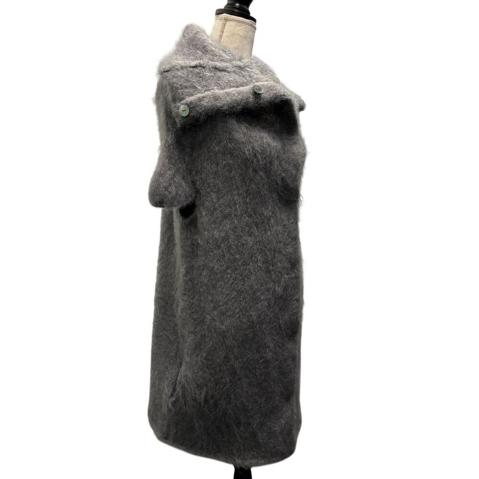 Maison Margiela Maison Margiela Wool-Blend Gray Sleeveless Coat Size M Size M / US 6-8 / IT 42-44 - 6 Thumbnail