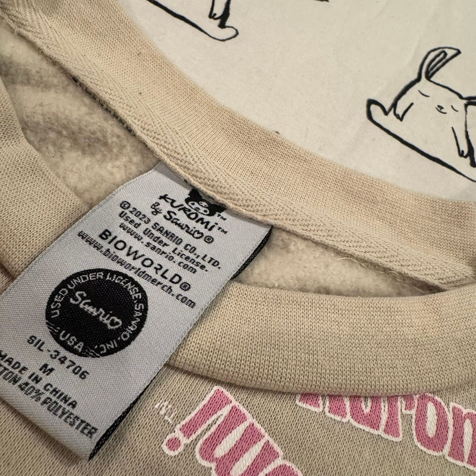 Other Kuromi by Sauri Brown Anime Sweatshirt - Size Medium Size M / US 6-8 / IT 42-44 - 3 Thumbnail