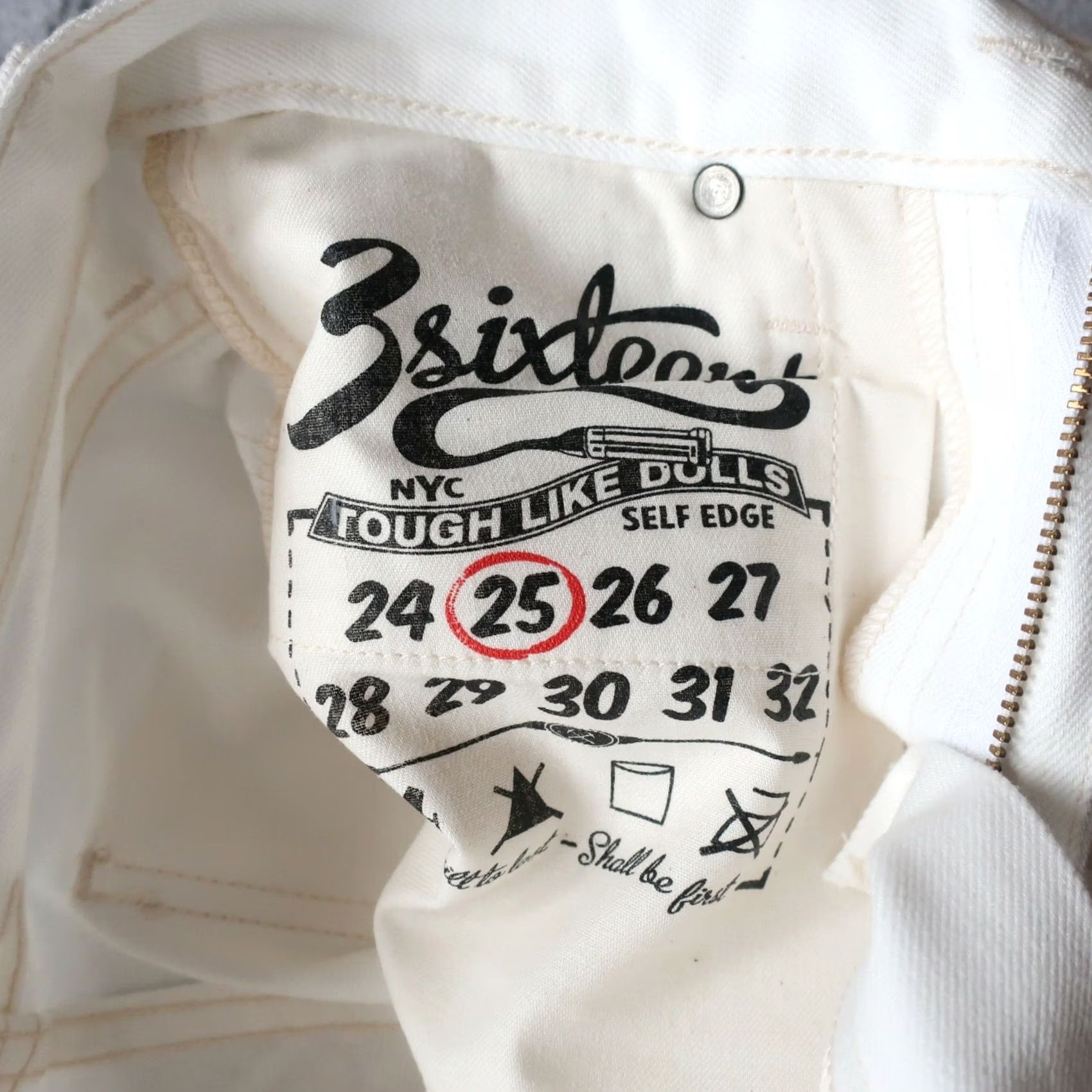 3sixteen 3sixteen 577BSP Womens Denim Jeans Skinny White 25 x 34 Jeans Womens Skinny White 25 34 Size 42" / US 20 - 7 Thumbnail