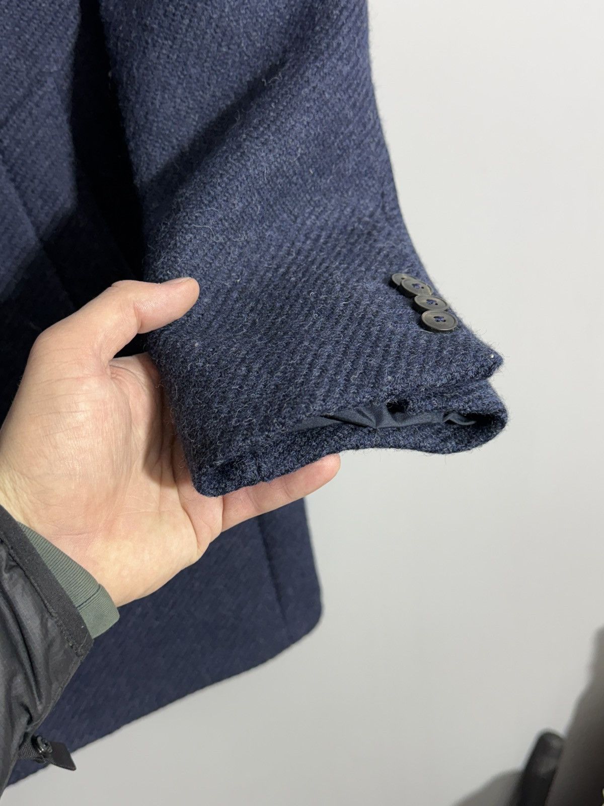 Pal Zileri Pal Zileri LAB Navy Blue wool down coat size 52 Size US L / EU 52-54 / 3 - 7 Thumbnail