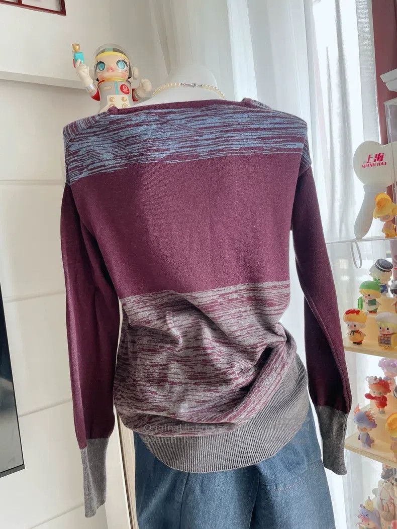 Vivienne Westwood Vivienne Westwood One-Shoulder Drop Shoulder Thin Knitted Size M / US 6-8 / IT 42-44 - 6 Thumbnail