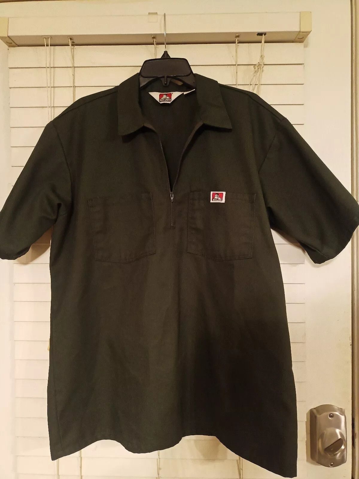 Ben Davis Ben Davis, Made In USA, Pullover Work Shirt XL, Dark Green Size US XL / EU 56 / 4 - 1 Thumbnail