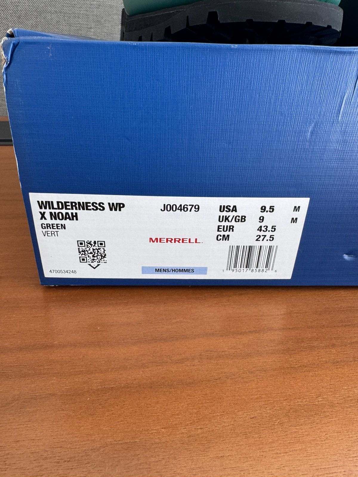 Noah Noah x Merrell Wilderness Legend WP Boots – Green – Size 9.5 Size US 9.5 / EU 42-43 - 5 Thumbnail