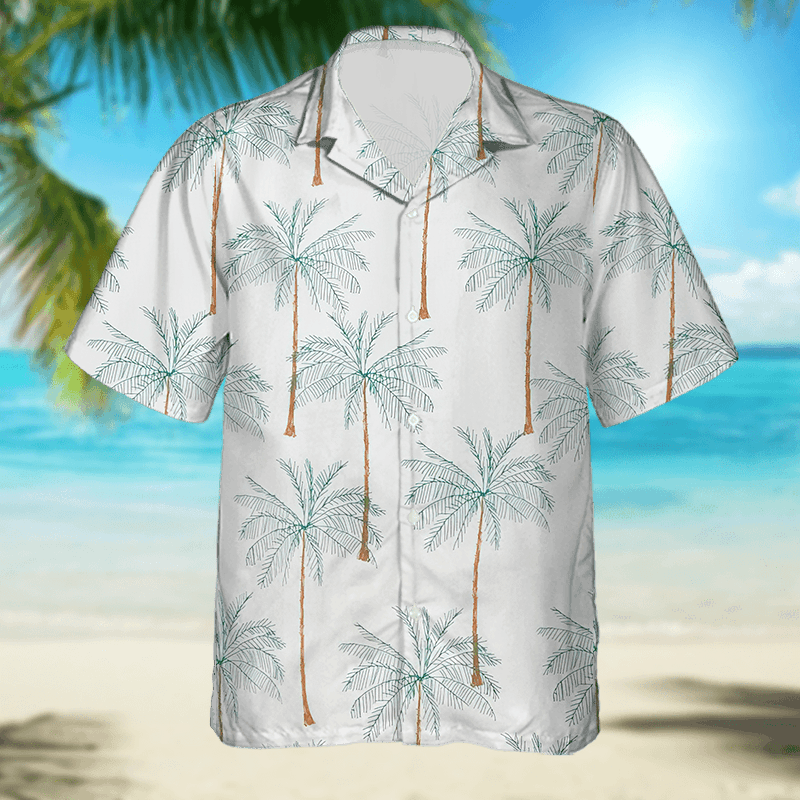 The Unbranded Brand Simon Printed Cotton Shirt | Subtle Prints, Structured Ease Size US S / EU 44-46 / 1 - 3 Thumbnail