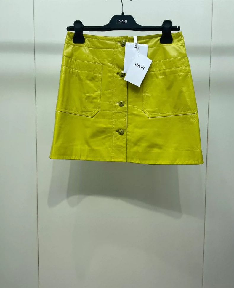 Dior Dior Lambskin short skirt 2504-Nextarrow Size 25" / US 0 / IT 36 - 1 Thumbnail