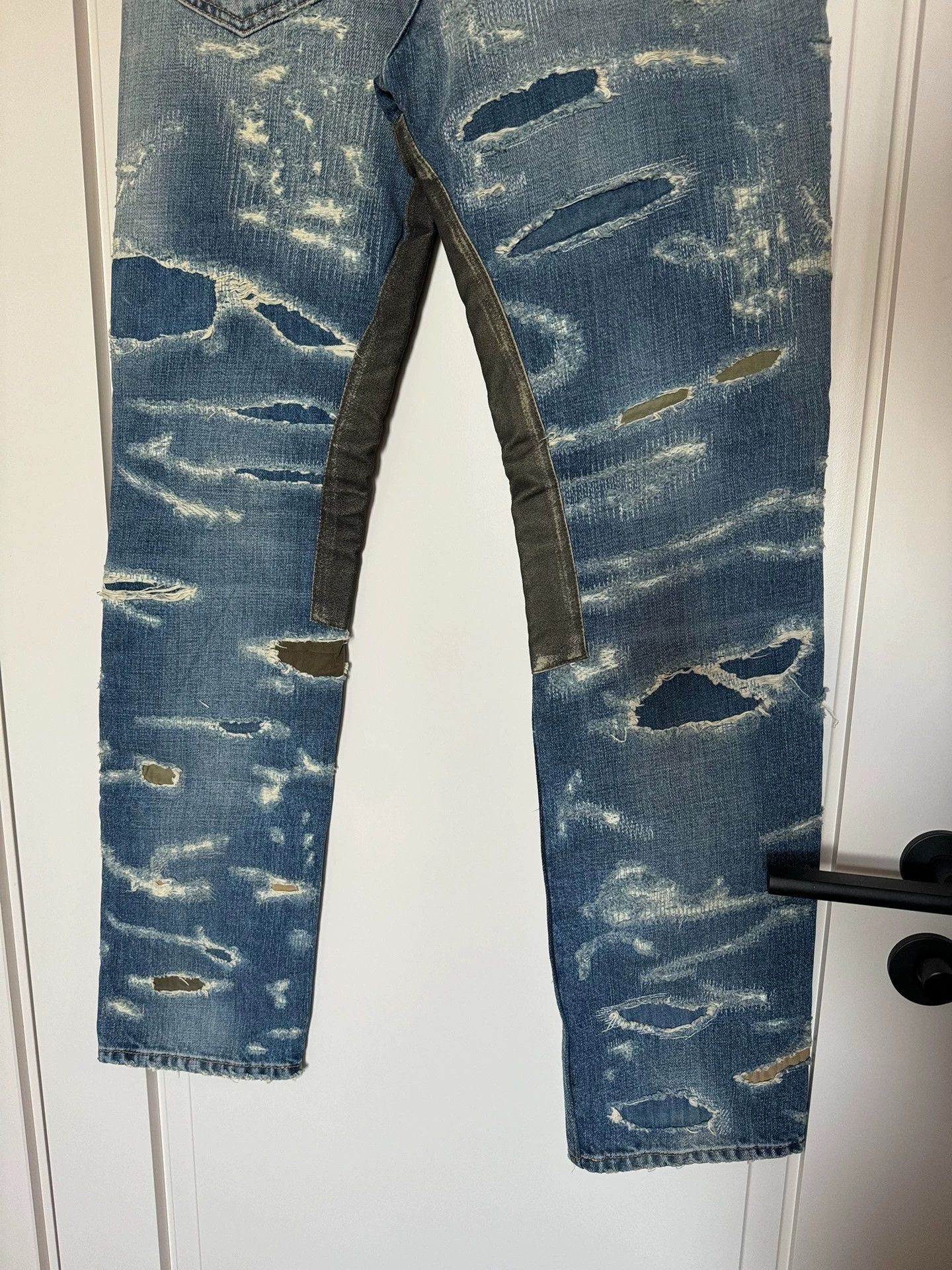 Givenchy Givenchy Boro Destroyed Denim 31 Blue New Size US 31 - 7 Thumbnail