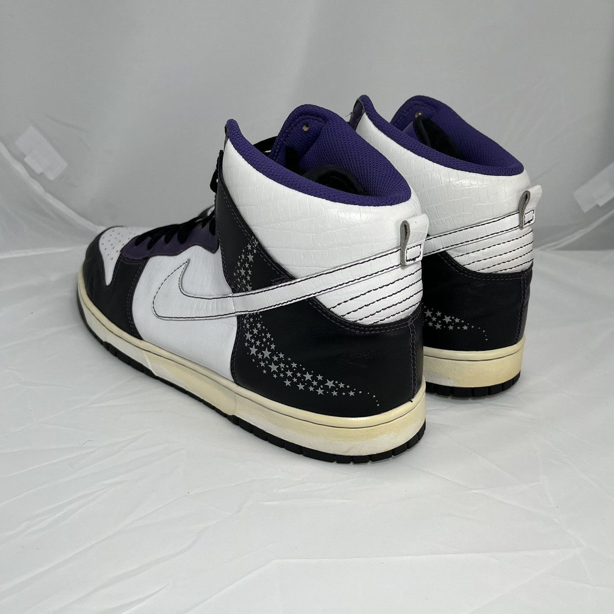 Nike × Vintage Vintage Rare 2006 Nike Dunk High Quasar Moon and Stars Drip Size US 13 / EU 46 - 6 Thumbnail