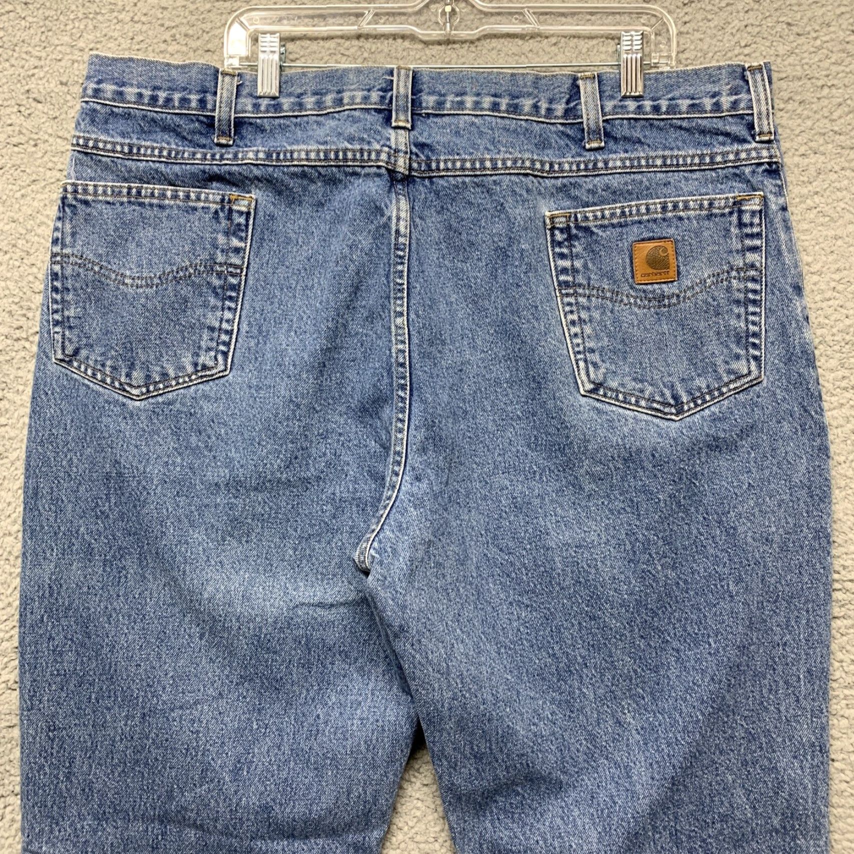 Carhartt Carhartt Jeans Size 42 X 32 1/2 Blue Denim Straight Traditional Fit READ Size US 42 / EU 58 - 5 Thumbnail