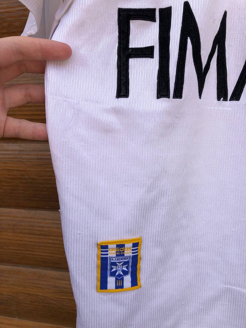 Adidas VINTAGE AJ.AUXERRE HOME FOOTBALL SHIRT SOCCER JERSEY ADIDAS Size US S / EU 44-46 / 1 - 4 Thumbnail