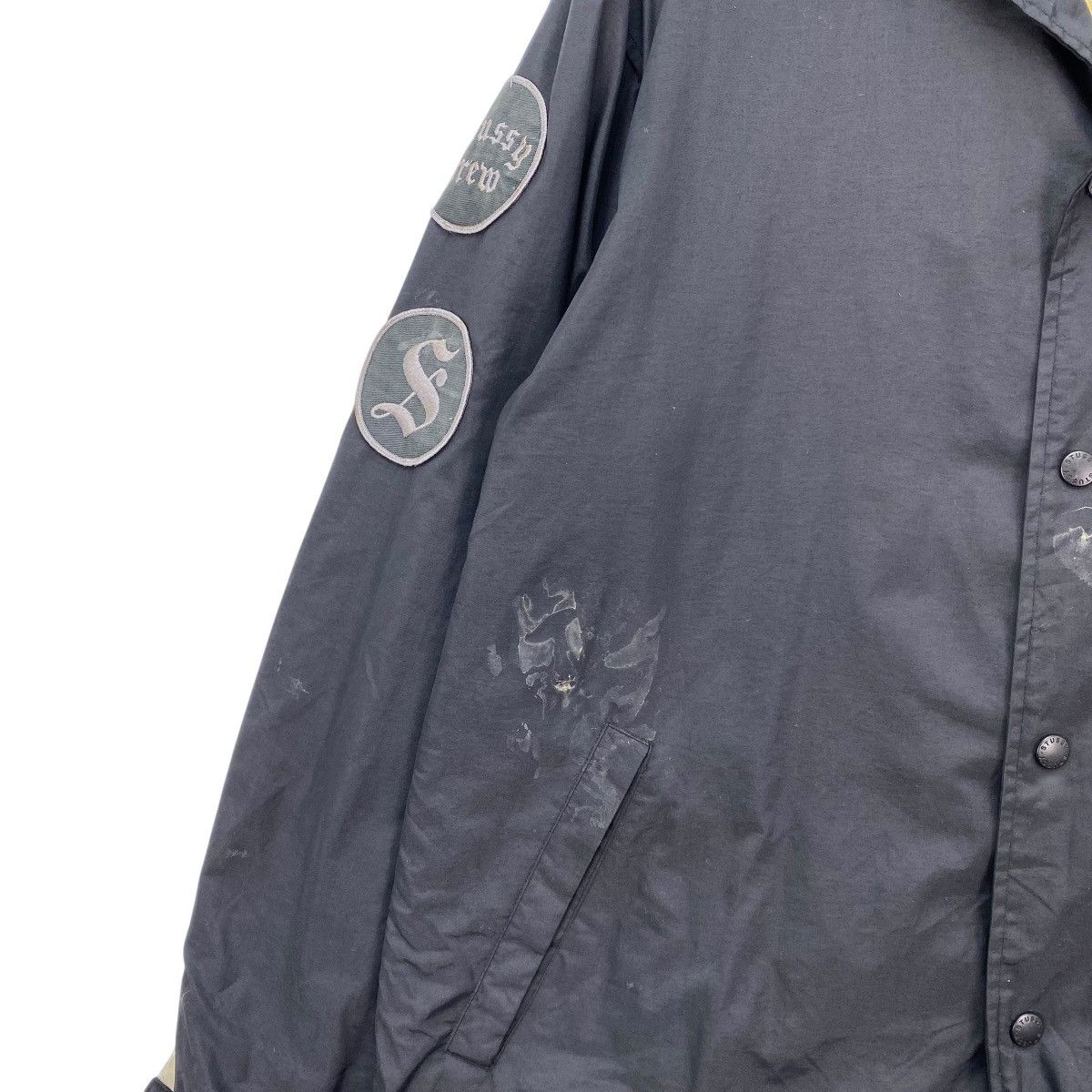 Stussy 🔥Vintage Stussy Crew Coach Jacket Multi Patches Size US M / EU 48-50 / 2 - 5 Thumbnail