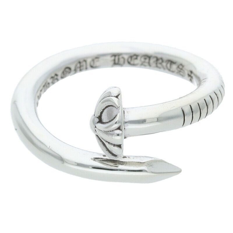 アクセサリー Chrome Hearts NAIL CSBL RING Chrome Hearts Nail Ring - Crossball┃Shop Now