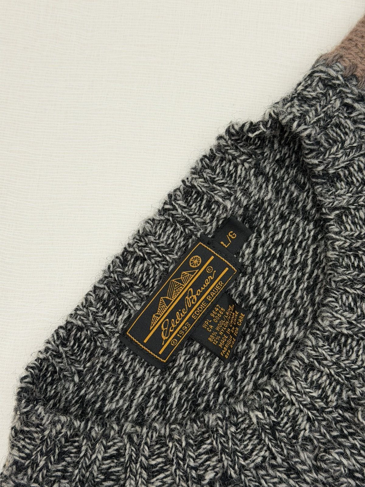 Eddie Bauer VTG 90s Eddie Bauer Women’s L Nordic Wool Blend Knit Sweater Size L / US 10 / IT 46 - 6 Thumbnail