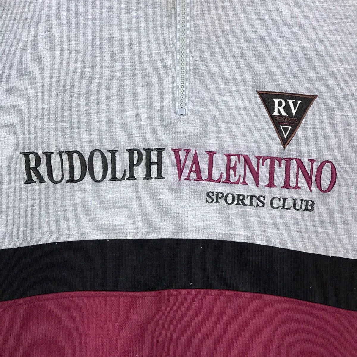 Vintage 90s Rudolph Valentino Sportswear Half Zip Pullover