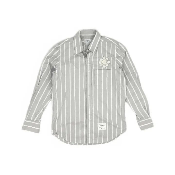 Thom Browne Thom Browne SS22 Striped Long Sleeve Shirt -2507 Size US S / EU 44-46 / 1 - 8 Thumbnail