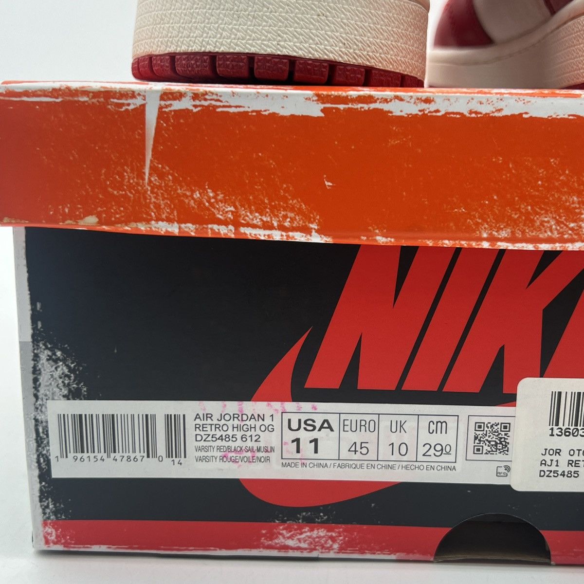 Nike Air Jordan 1 high Chicago lost & found Size US 11 / EU 44 - 6 Thumbnail