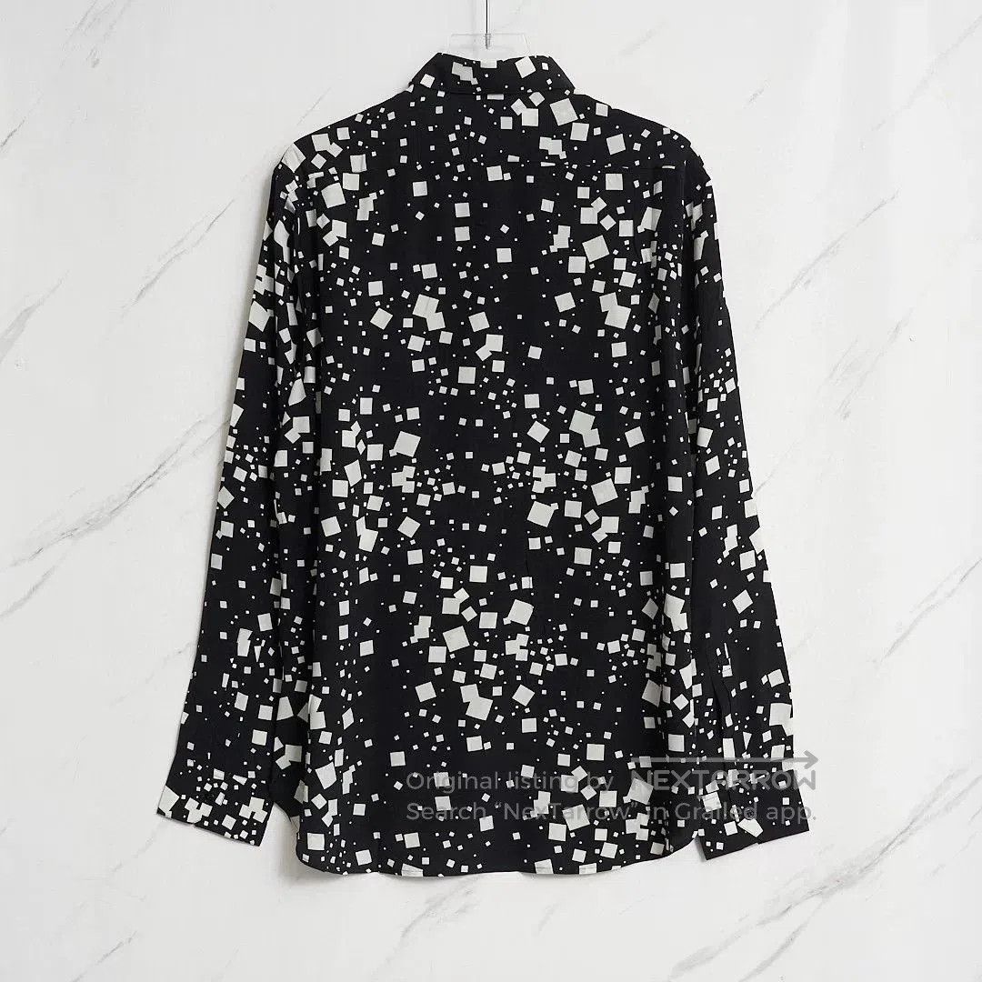 Other Saint Laurent Square-Pattern Silk Shirt. Size US XS / EU 42 / 0 - 4 Thumbnail