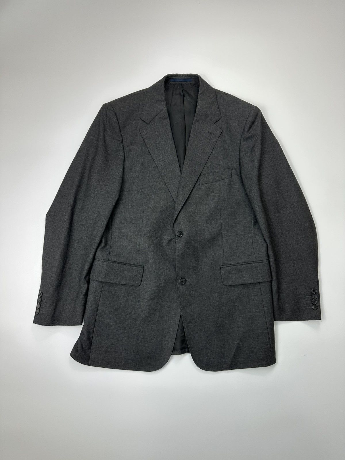 Burberry Wool Blazer Classic Gray Men's