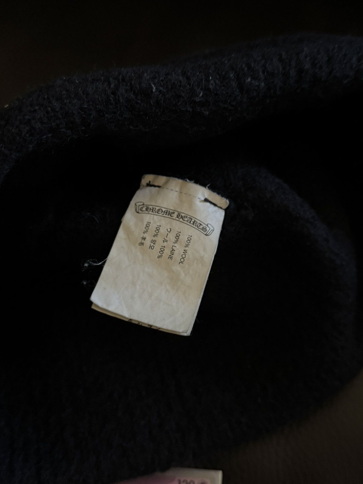 Chrome Hearts Chrome Hearts Black Plus Wool Beanie Size ONE SIZE - 5 Thumbnail