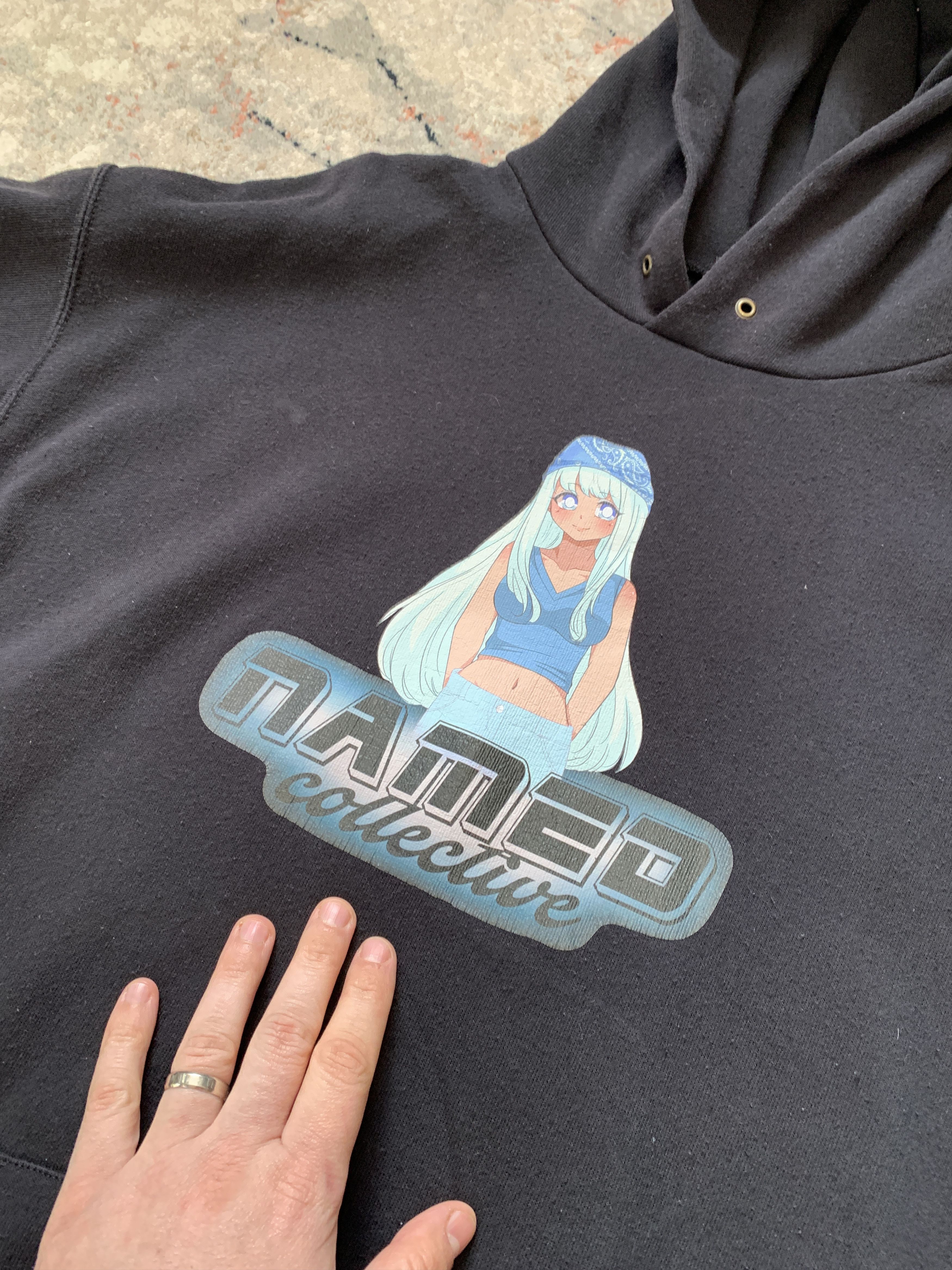 Anime × Japanese Brand × Vintage Named Collective Vintage Hoodie Size US L / EU 52-54 / 3 - 3 Thumbnail