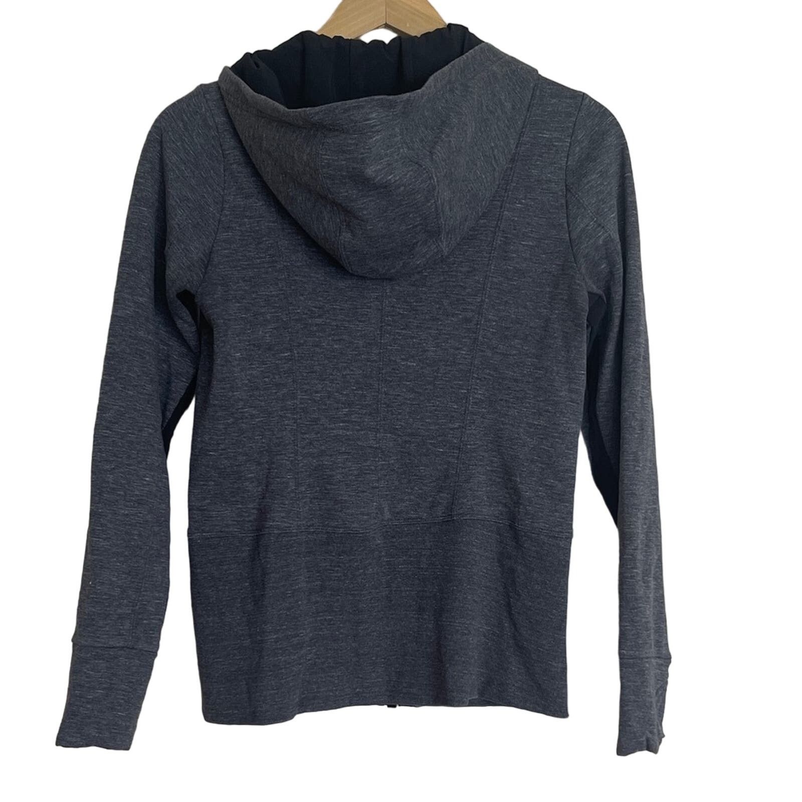 Athleta Athleta Victory Hoodie Thumbholes Zip Up Jacket Size S / US 4 / IT 40 - 2 Thumbnail