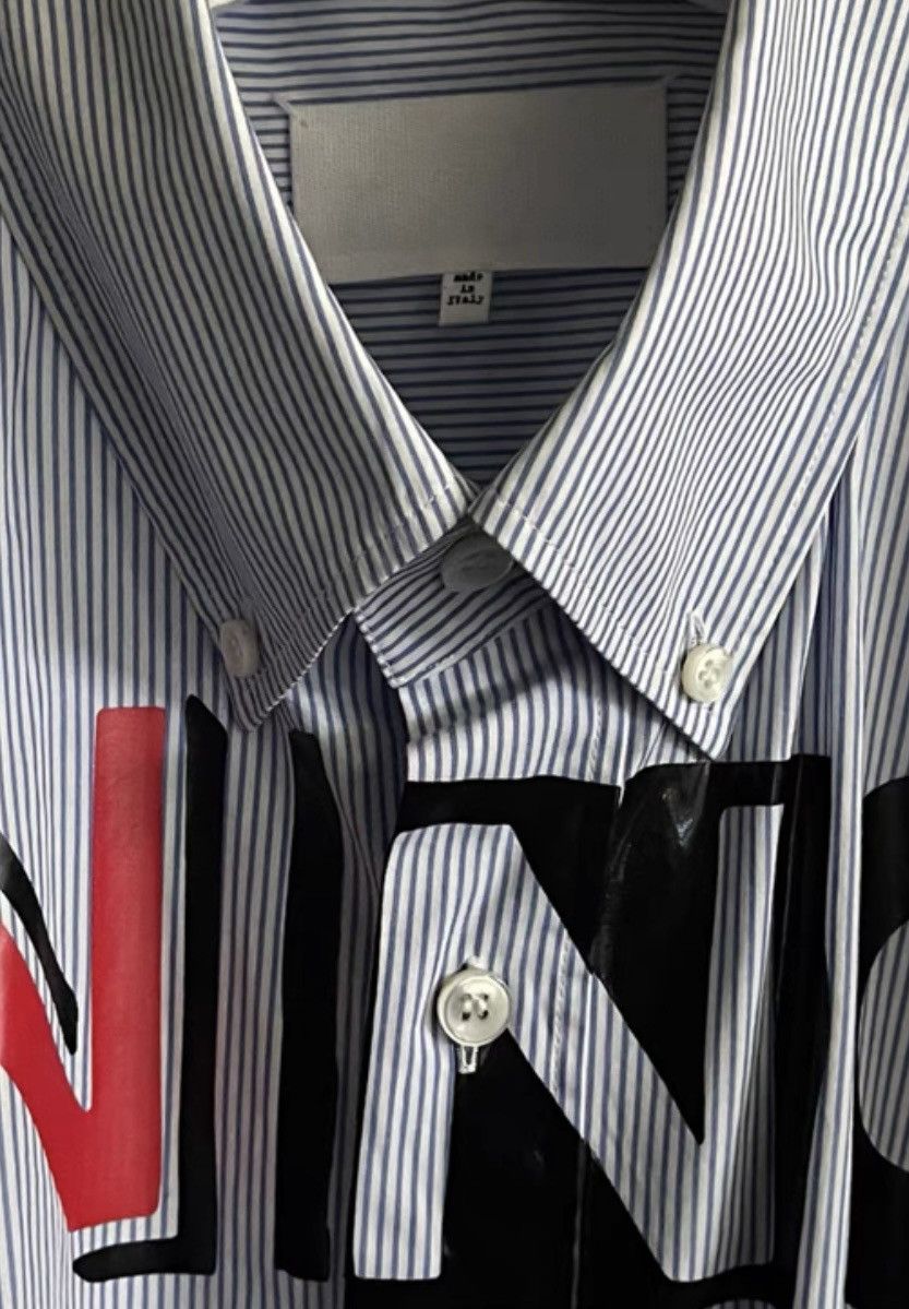 Maison Margiela Maison Margiela｜17ss offset letter shirt jacket Size US XXS / EU 40 - 3 Thumbnail