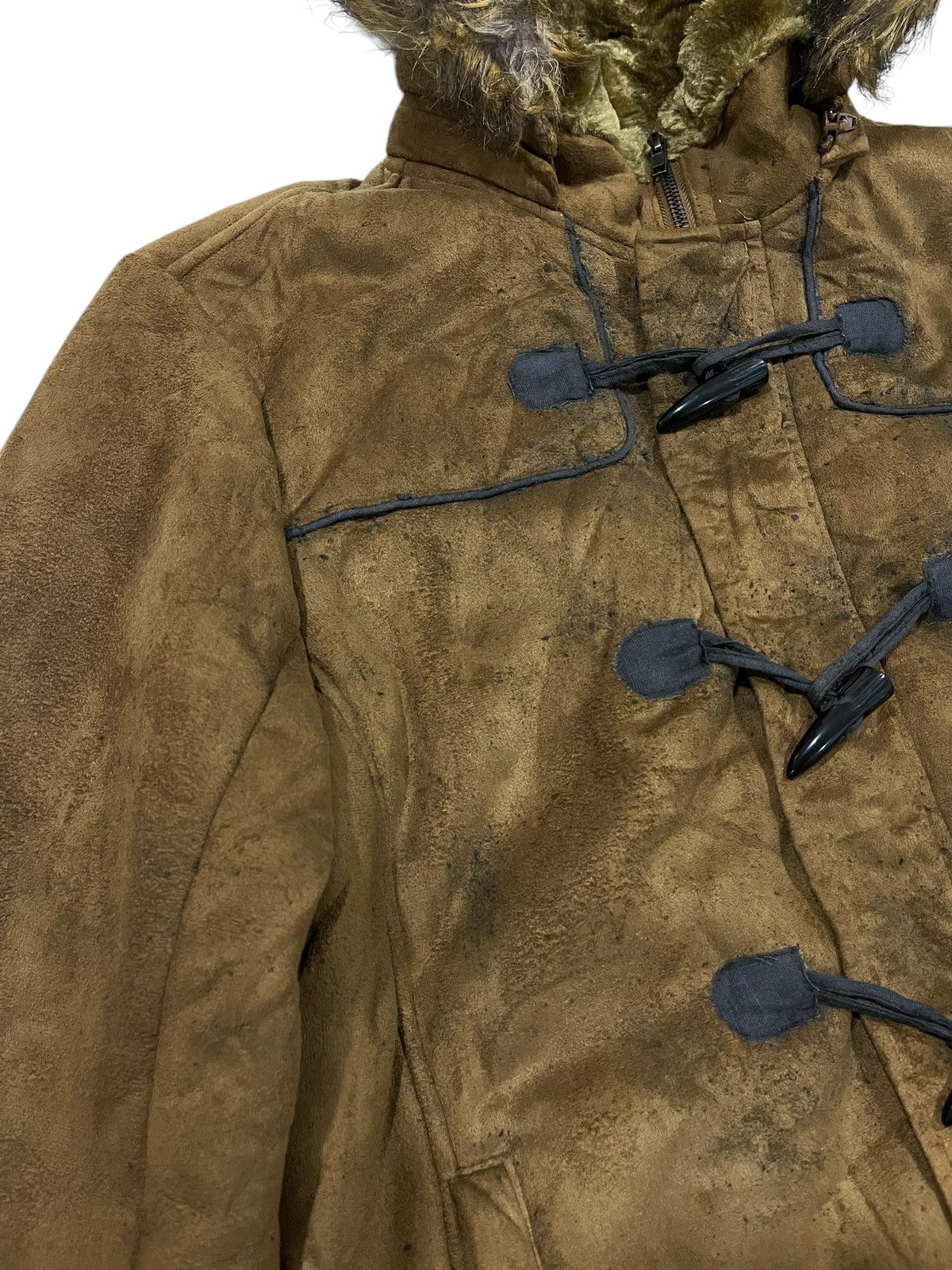 If Six Was Nine ROUSHATTE SHELL GARMENTS LINED FUR DUFFLE B-3 JACKET HOODIE Size US M / EU 48-50 / 2 - 3 Thumbnail