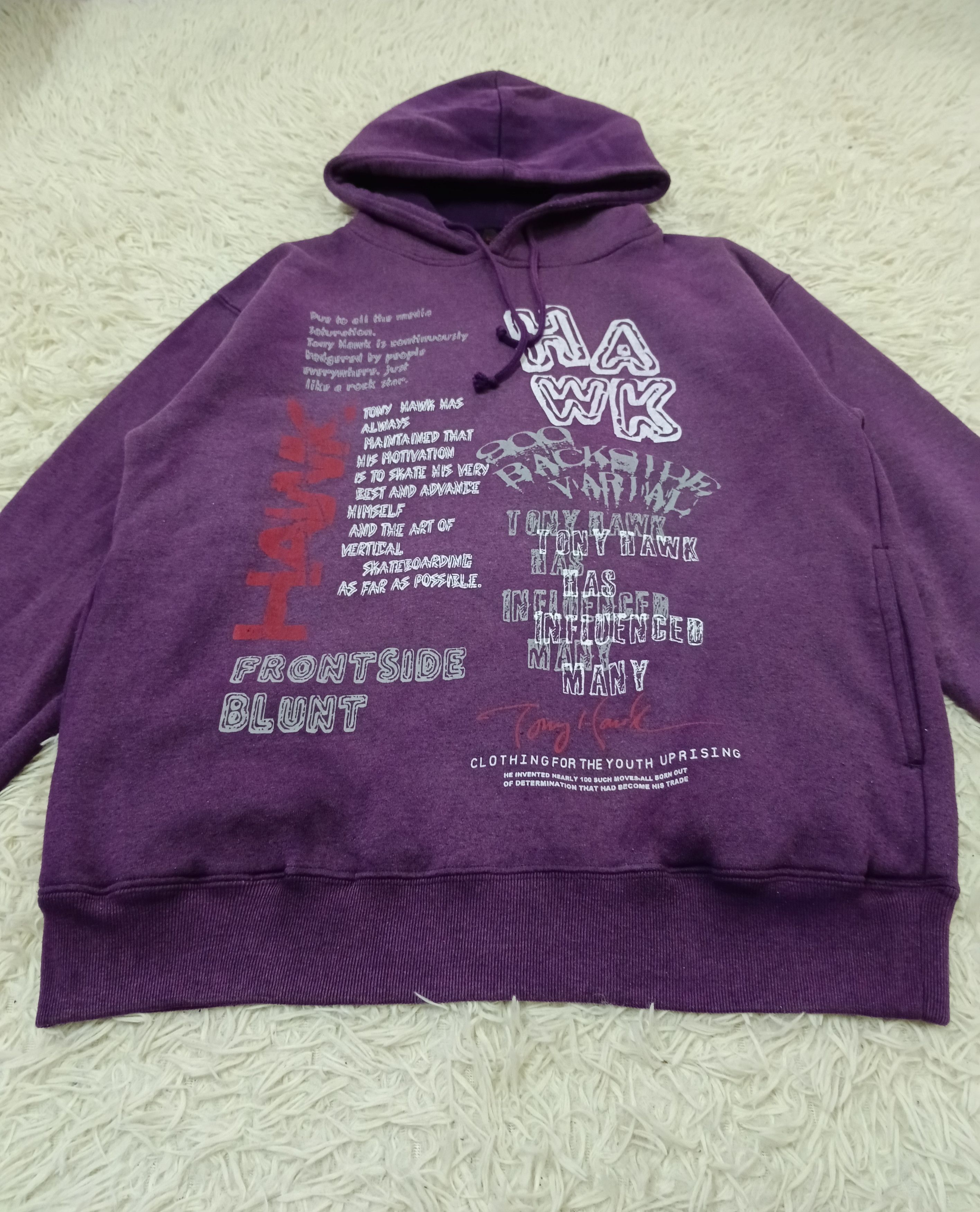 Tony Hawk 90s TONY HAWK PURPLE SUN FADE PULL OVER Size US M / EU 48-50 / 2 - 7 Thumbnail