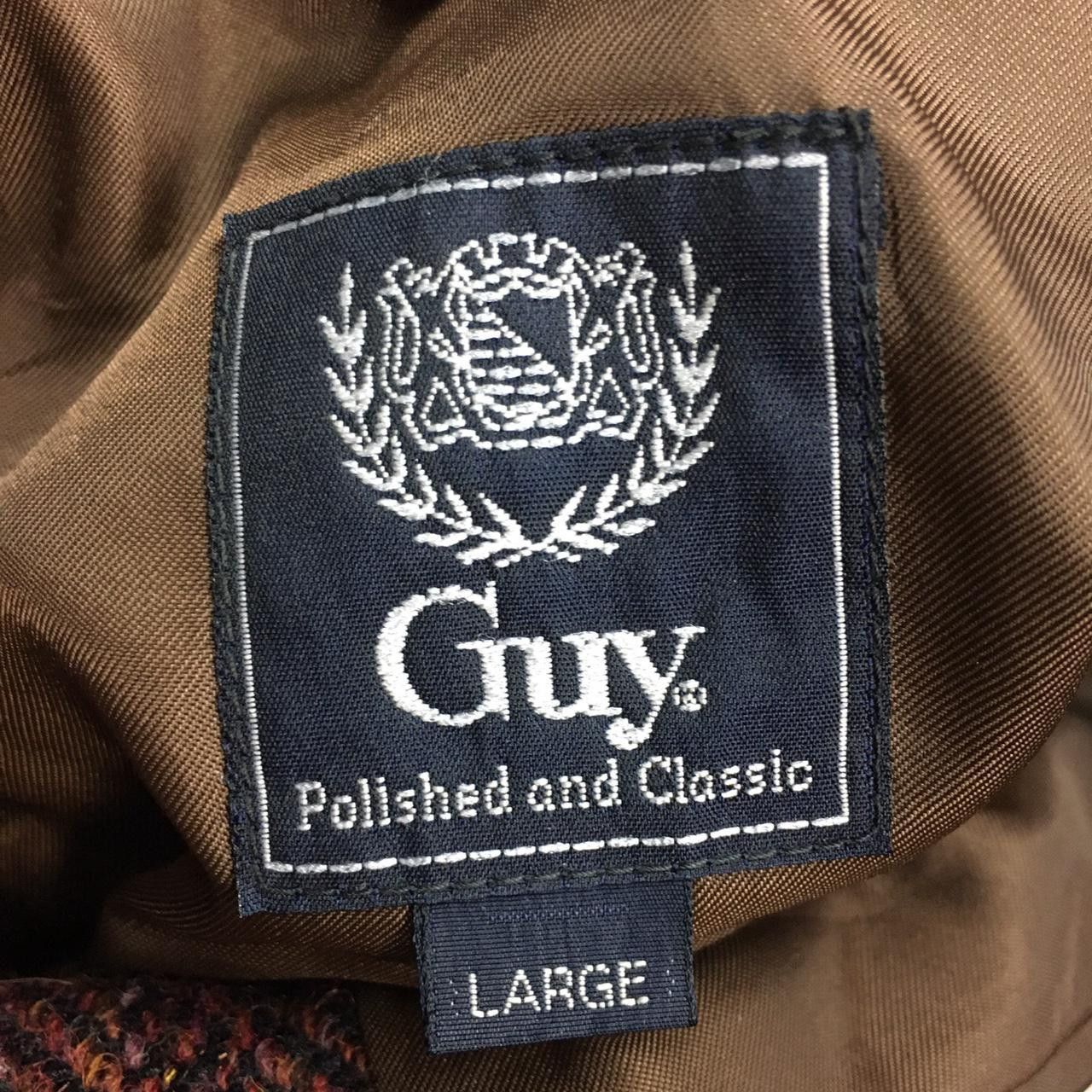 Harris Tweed Vtg HARRIS TWEED x GUY Polished and Classic Handwoven Jacket Size US L / EU 52-54 / 3 - 4 Thumbnail
