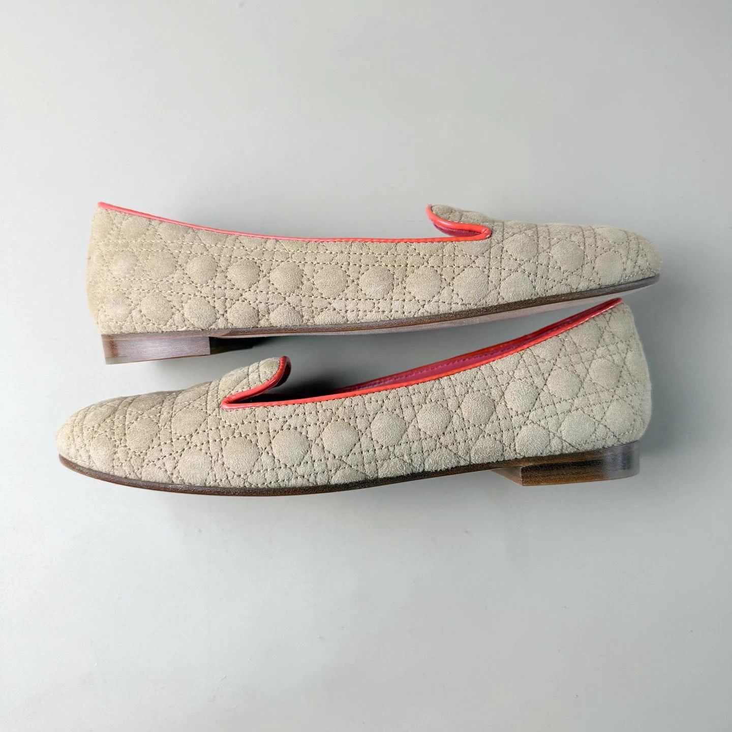 Dior Dior latte houndstooth low-heel slip-on 35.5 EU Size US 4.5 / IT 34.5 - 5 Thumbnail