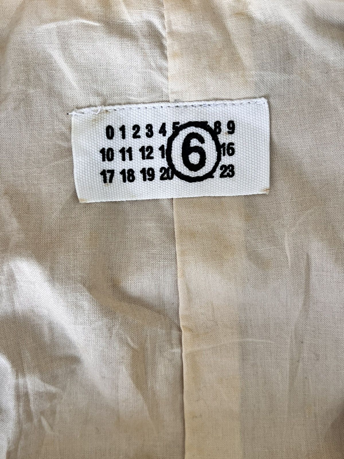 MM6 Maison Margiela Cropped Leather Jacket Size XS / US 0-2 / IT 36-38 - 7 Thumbnail