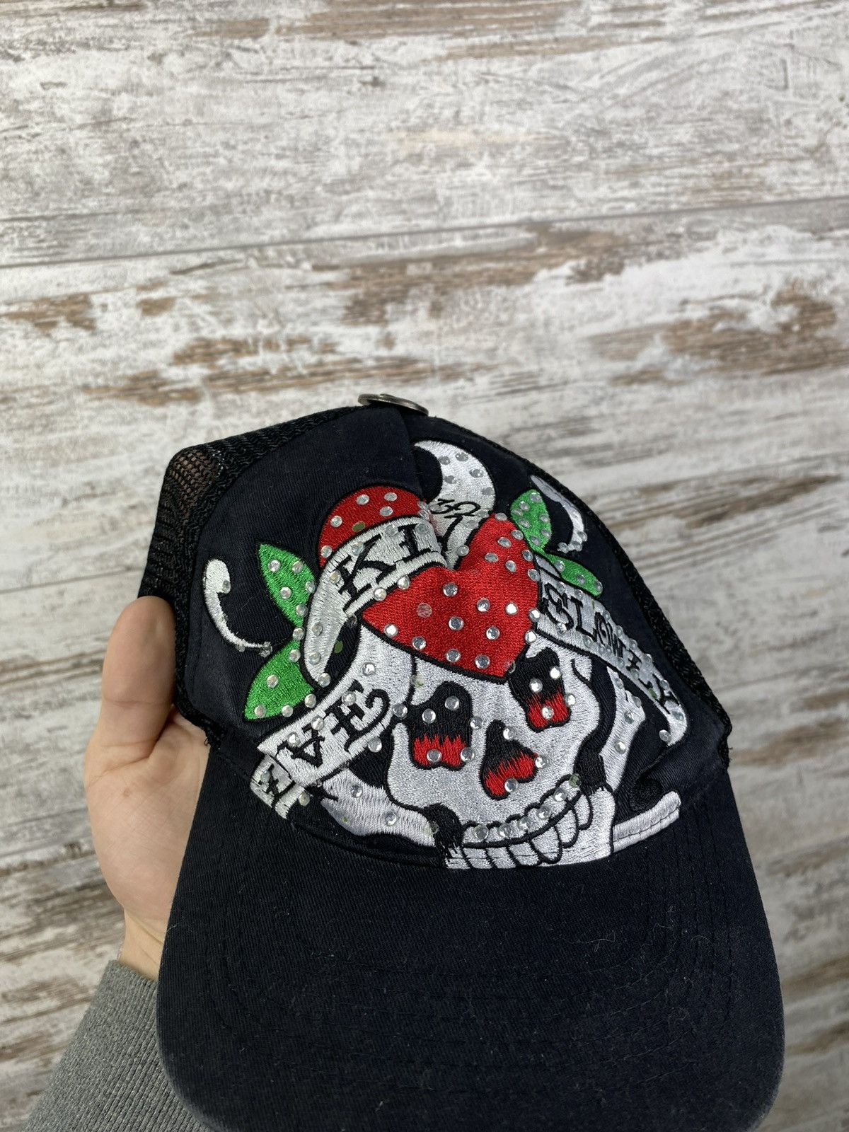Christian Audigier × Ed Hardy × Vintage Mens Vintage Ed Hardy by Christian Audigier cap hats Japan Size ONE SIZE - 3 Thumbnail