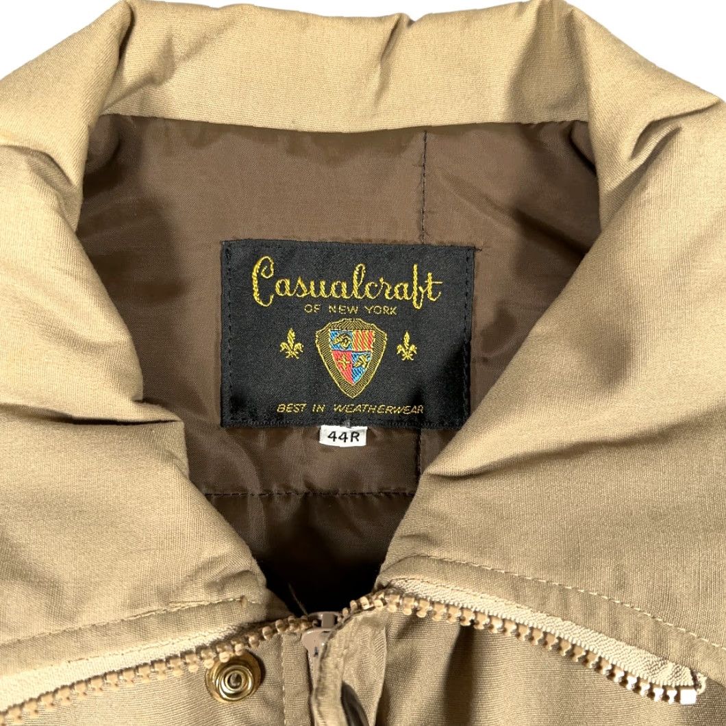 Vintage VINTAGE Casualcraft Trench Coat Casualcraft 44R Large Brown Quilted Weatherwear 90s Mens Size US L / EU 52-54 / 3 - 6 Thumbnail