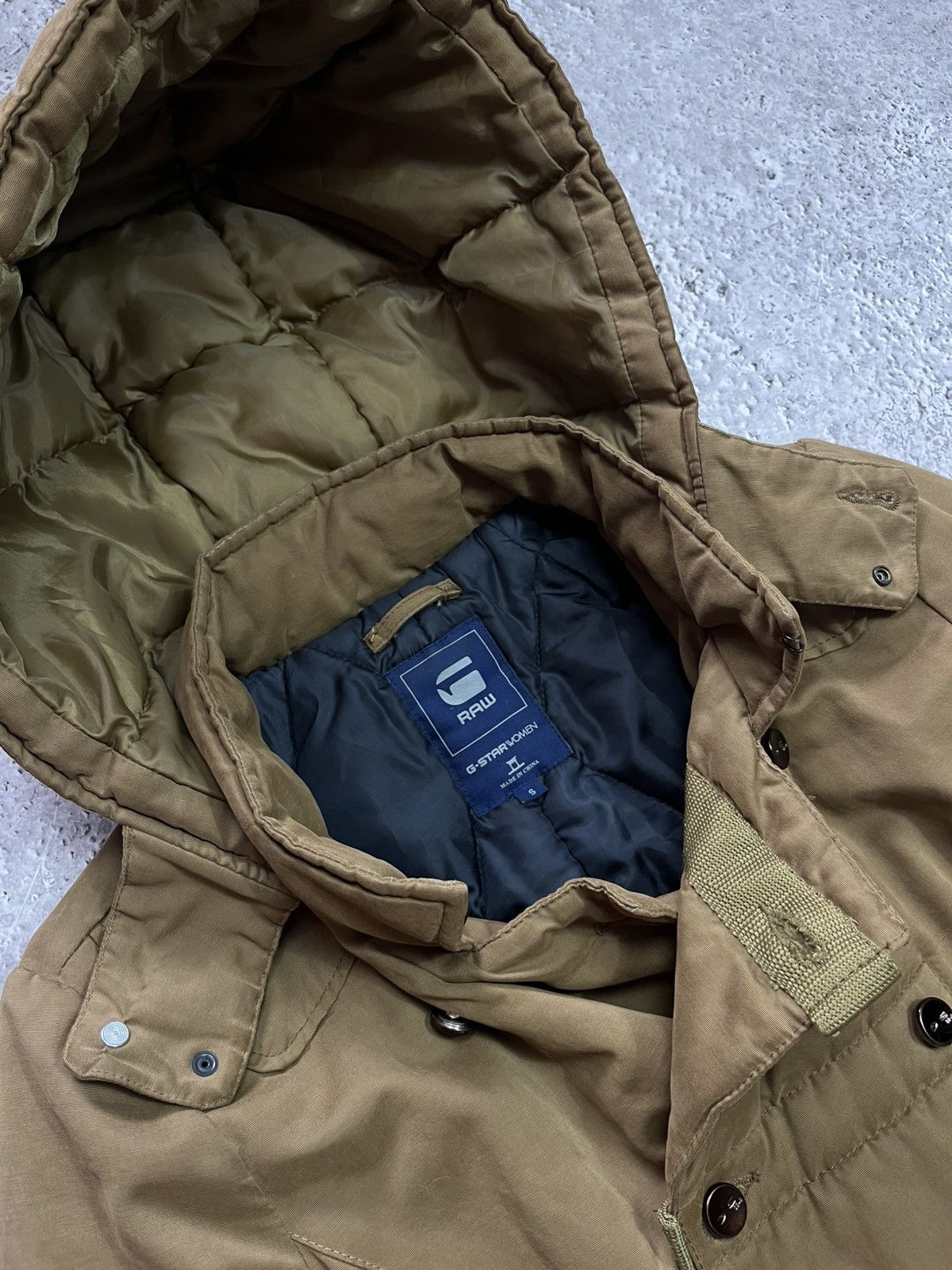 G-Star G Star RAW Women Military Parka Jacket Hooded l Size M Coat Size M / US 6-8 / IT 42-44 - 9 Thumbnail