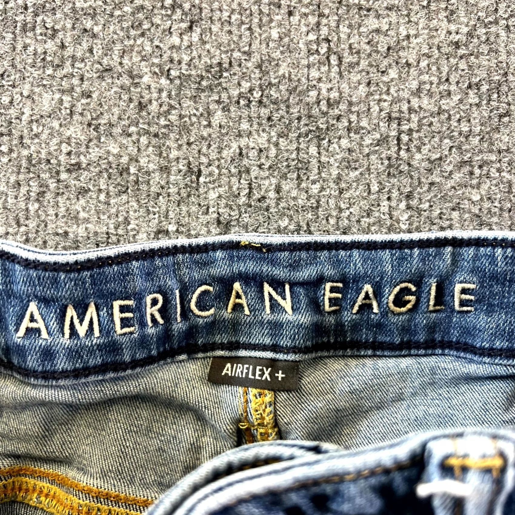 American Eagle Outfitters American Eagle Outfitters Airflex+ Jeans Mens 29x30 Blue Denim Straight Stretch Size US 29 - 5 Thumbnail