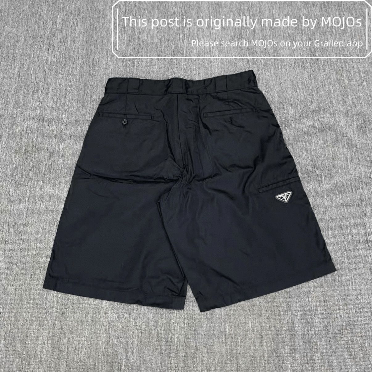 Prada Sz 48 Prada Triangle Metal Logo Shorts mojos1533 Size US 32 / EU 48 - 1 Thumbnail